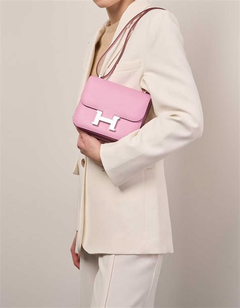 hermes 01043114839288|HERMES Epsom Constance 18 Mauve Sylvestre .